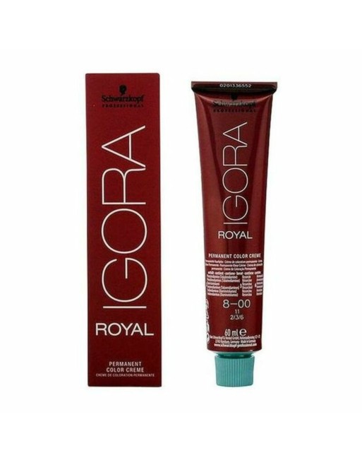 Permanent Dye Igora Royal Schwarzkopf Igora Royal 8-00 Nº 8-00 Nº 9.0-rubio muy claro Nº 8.0-rubio claro 60 ml