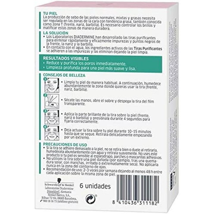 Behandling acne Diadermine Tiras Purificantes