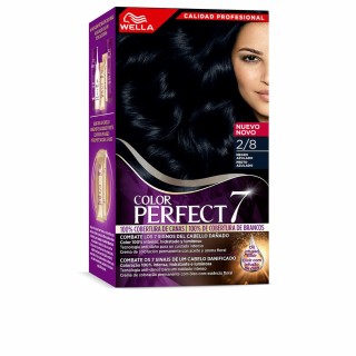 Coloration Permanente en Crème Wella Color Pefect 7 2/8-negro azulado