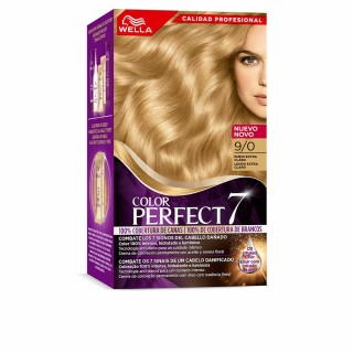 Dauerfärbung Wella Color Perfect 7 Nº 9/0 Graue Haare 60 ml Sehr helles Blond