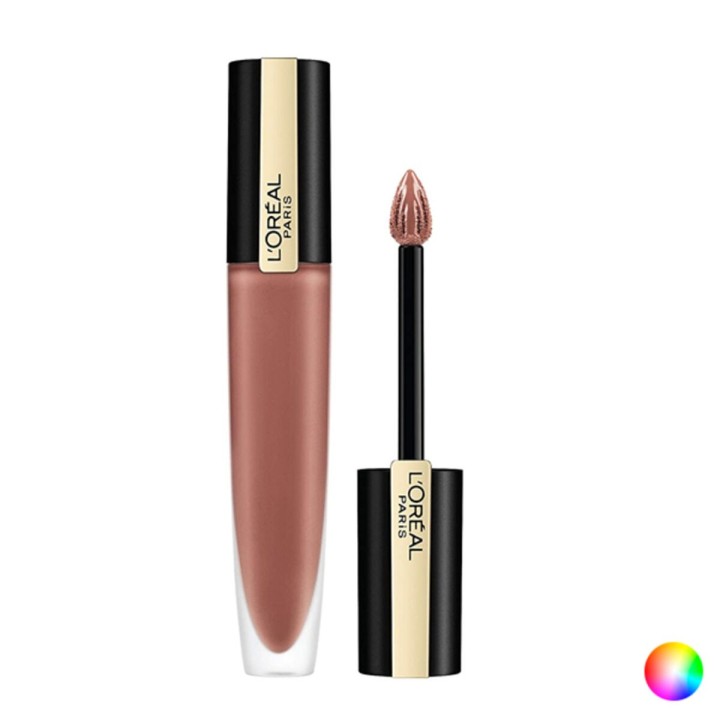 Brillo de Labios Rouge Signature Metallics L'Oreal Make Up (7 ml) 7 ml