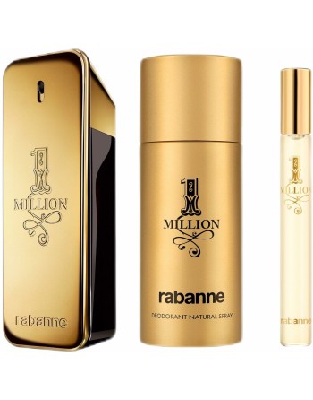 Parfume sæt til mænd Paco Rabanne 1 Million 3 Dele