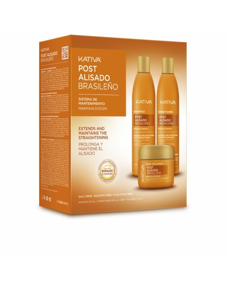 Glättende Haarbehandlung Kativa KERATIN EXPRESS 2 Stücke