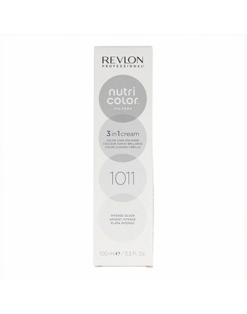 Tintura Permanente in Crema Revlon Nutri Color 3 in 1 1011 - Intense Silver Nº 1011 Intense Silver 100 ml