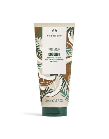 Feuchtigkeitsspendende Körperlotion The Body Shop Coconut 200 ml