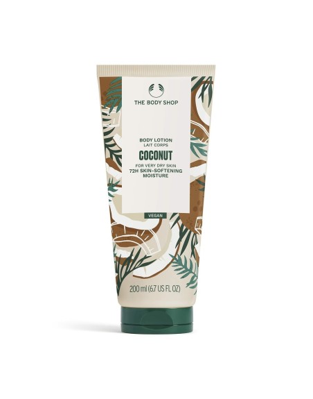 Feuchtigkeitsspendende Körperlotion The Body Shop Coconut 200 ml