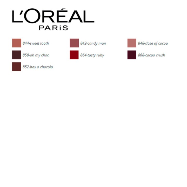 Rossetti Les Chocolats L'Oreal Make Up (7,6 ml)