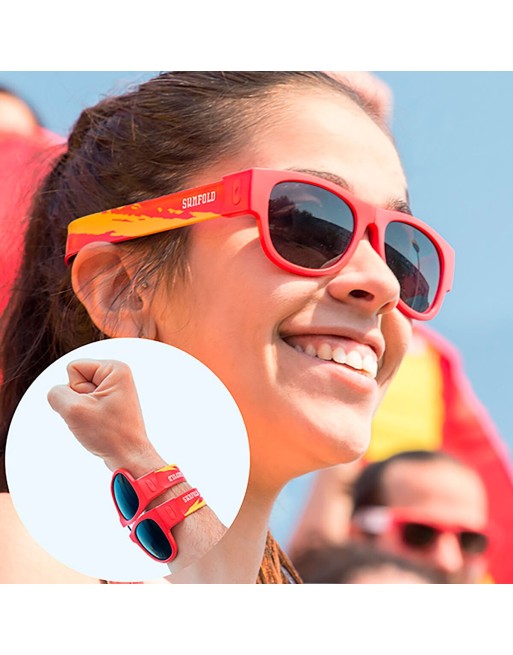 Roll-up solbriller Sunfold Spain Red