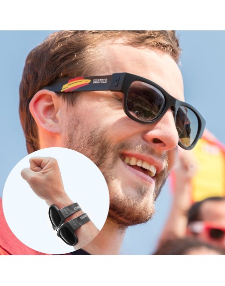 Gafas de Sol Enrollables Sunfold Spain Black