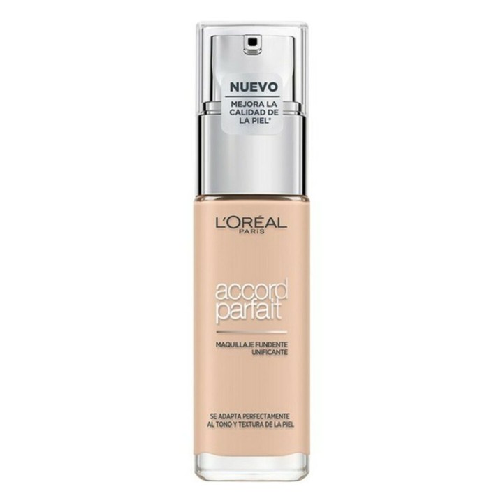 Flydende makeup foundation Accord Parfait L'Oreal Make Up (30 ml) (30 ml)