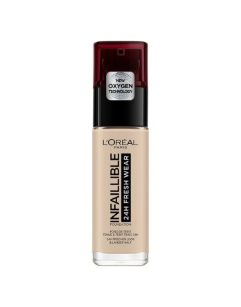 Base de Maquillaje Fluida Infaillible 24H L'Oreal Make Up (30 ml) (30 m) (30 ml)