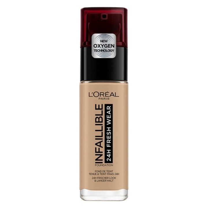 Base de Maquillaje Fluida Infaillible 24H L'Oreal Make Up (30 ml) (30 m) (30 ml)