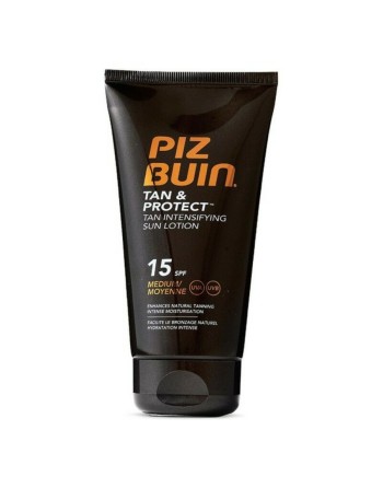 Loción Solar Piz Buin Tan & Protect SPF 15 (150 ml) (150 ml)