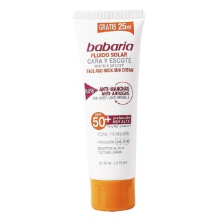 Solcreme til ansigtet SOLAR ADN SENSITIVE Babaria Spf 50 (75 ml) (Unisex) (75 ml)