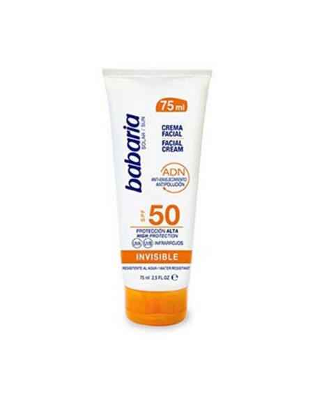 Sonnenschutzcreme für das Gesicht SOLAR ADN INVISIBLE Babaria Solar Adn Invisible Spf 50 (75 ml) 75 ml Spf 50