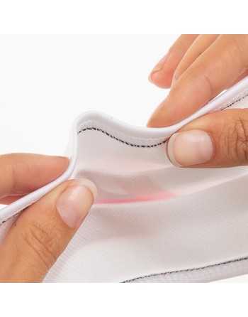 Masque en tissu hygiénique réutilisable Tongue Luanvi Taille M Pack de 3 unités