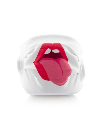 Hygienic Reusable Fabric Mask Tongue Luanvi Size M Pack of 3 units