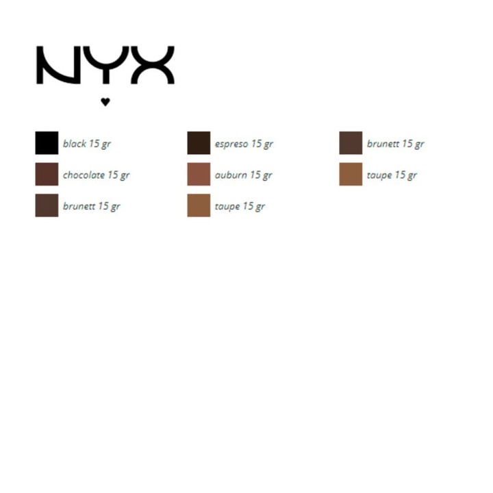 Make-up til Øjenbryn Fill & Fluff NYX (15 g)
