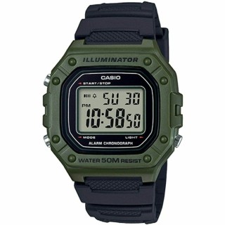 Herreur Casio W-218H-3AVEF Sort Grøn