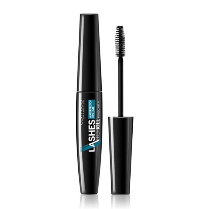Mascara med Ekstra Volumen Effekt til Øjenvipper LASHES TO KILL  ultra Catrice (10 ml) waterproof Sort