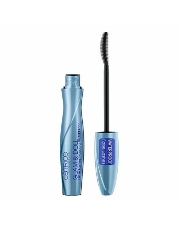 Mascara med Ekstra Volumen Effekt til Øjenvipper GLAM&DOLL false lashes Catrice (10 ml) waterproof Sort