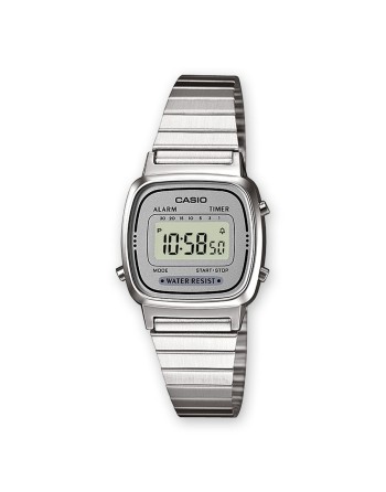 Montre Unisexe Casio LA670WEA-7EF Gris Argenté (Ø 25 mm)
