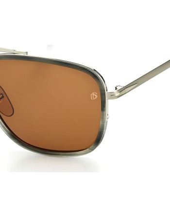 Solbriller til mænd David Beckham S Grå Sort ø 59 mm