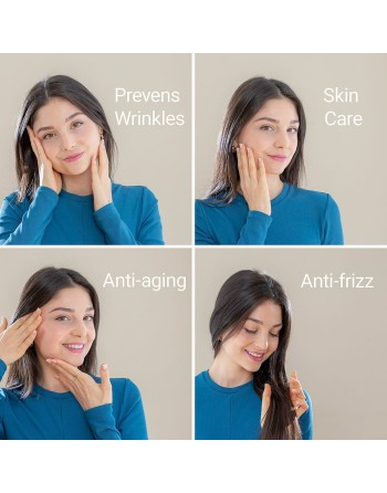 Cuscino Cervicale Antirughe con Federa in Raso Youthlow InnovaGoods