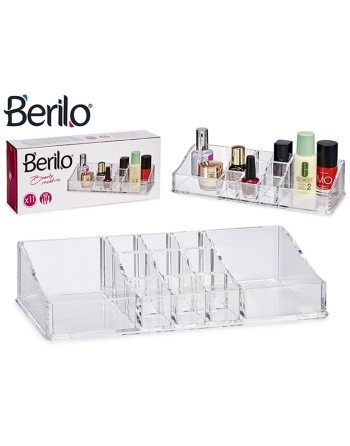 Organizer per trucchi Trasparente 9 x 4,5 x 22,7 cm