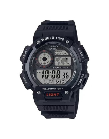 Herrenuhr Casio ILLUMINATOR WORLDTIME (Ø 51 mm)