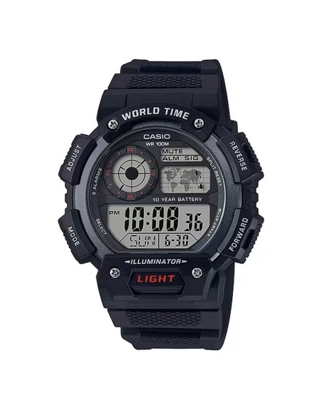 Herrenuhr Casio ILLUMINATOR WORLDTIME (Ø 51 mm)