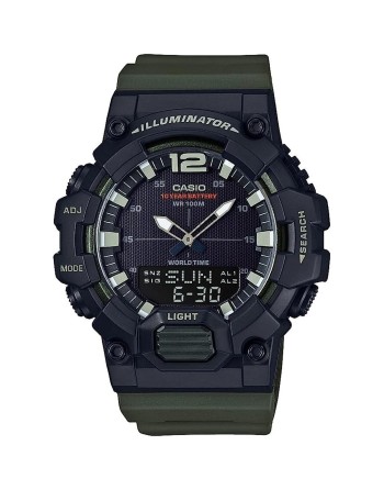 Montre Homme Casio ILLUMINATOR BLACK - ARMY GREEN (Ø 48 mm)