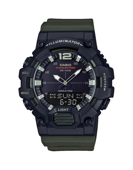 Reloj Hombre Casio ILLUMINATOR BLACK - ARMY GREEN (Ø 48 mm)