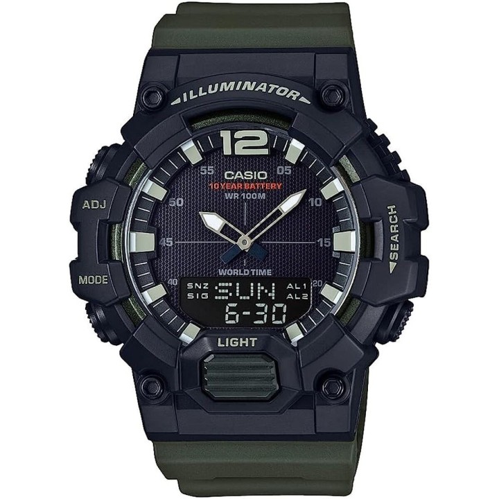 Orologio Uomo Casio ILLUMINATOR BLACK - ARMY GREEN (Ø 48 mm)