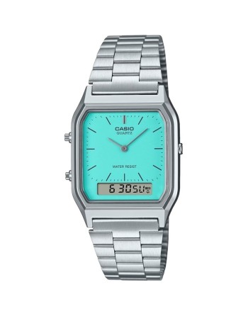 Unisex-Uhr Casio COLLECTION ANA-DIGIT Silberfarben