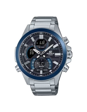 Montre Homme Casio EDIFICE SPORT Bluetooth® Noir Argenté (Ø 49 mm)