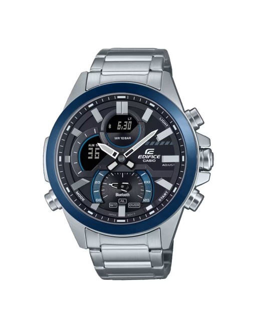 Herrenuhr Casio EDIFICE SPORT Bluetooth® Schwarz Silberfarben (Ø 49 mm)