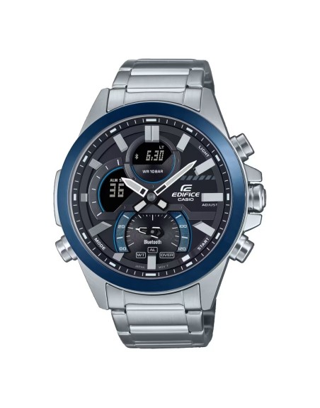 Herrenuhr Casio EDIFICE SPORT Bluetooth® Schwarz Silberfarben (Ø 49 mm)