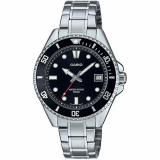 Herreur Casio MDV-10D-1A1VEF Sort Sølvfarvet