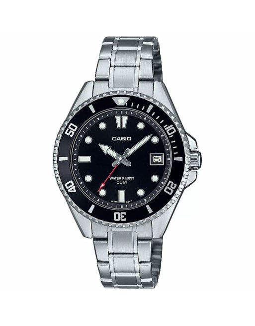 Herreur Casio MDV-10D-1A1VEF Sort Sølvfarvet