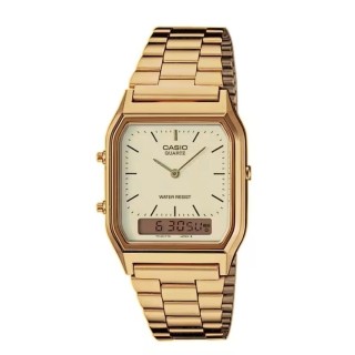 Unisex ur Casio COLLECTION ANA-DIGIT Gylden