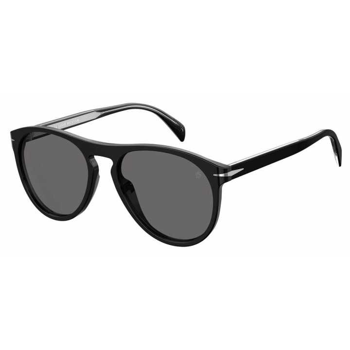 Solbriller til mænd Eyewear by David Beckham 1008/S Sort Ø 55 mm