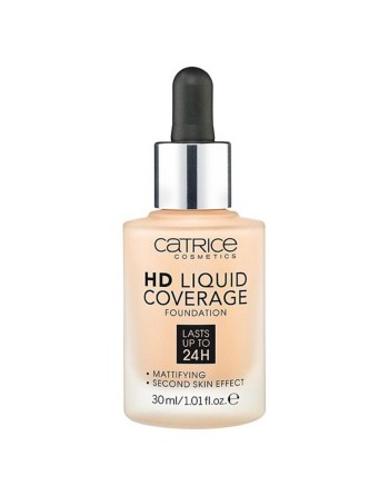 Base de Maquillaje Fluida Hd Liquid Coverage Foundation Catrice