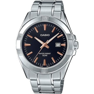 Orologio Uomo Casio COLLECTION Nero Argentato (Ø 43,5 mm)