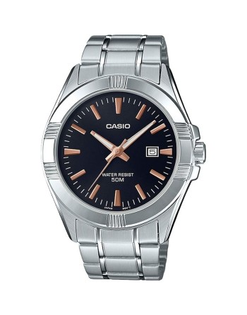 Orologio Uomo Casio COLLECTION Nero Argentato (Ø 43,5 mm)