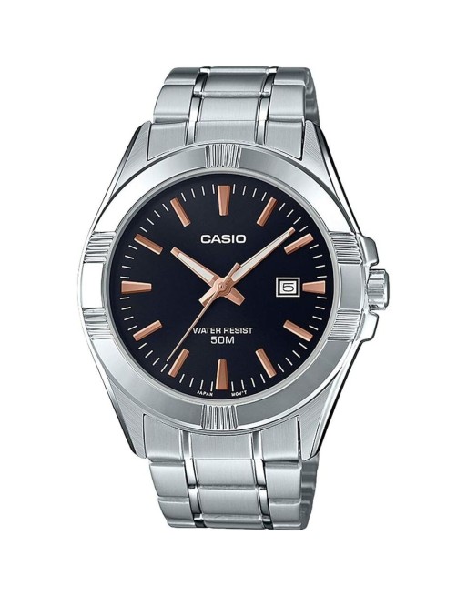 Reloj Hombre Casio COLLECTION Negro Plateado (Ø 43,5 mm)