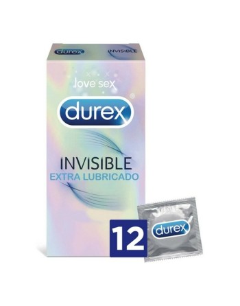 Invisible Extra Lubricated Condoms Durex Invisible (12 uds)