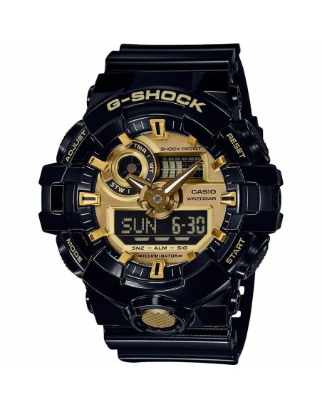 Herrenuhr Casio G-Shock GA-710 Ø 49 mm Schwarz Gold