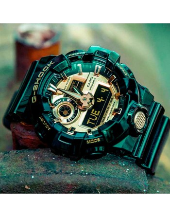 Men's Watch Casio G-Shock GA-710 Ø 49 mm Black Gold