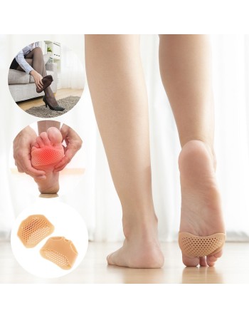 Mellemfodspuder af gelé i silikone SilStep InnovaGoods (Pakke med 2)